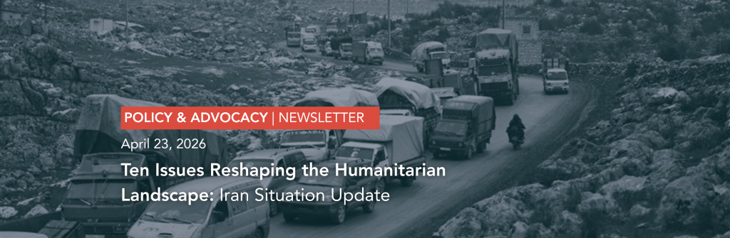 Policy and Advocacy Newsletter: April 23, 2026